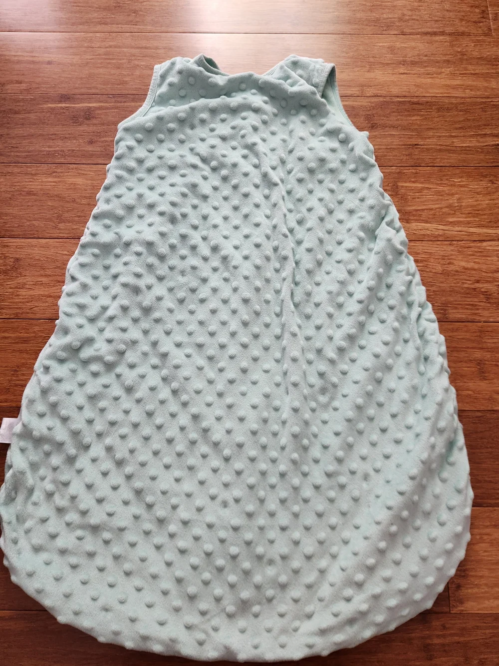 Sage Green Baby Fleece Sleeveless Sleep Sack Blanket 2-way Zipper, 12-18 Months